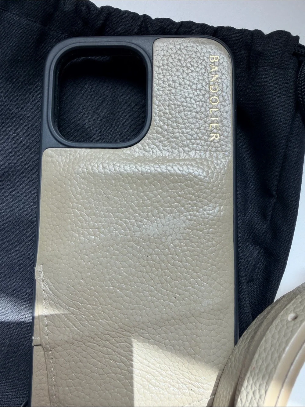Bandolier Leather Crossbody Phone Case with Strap - iPhone 14 Pro Max